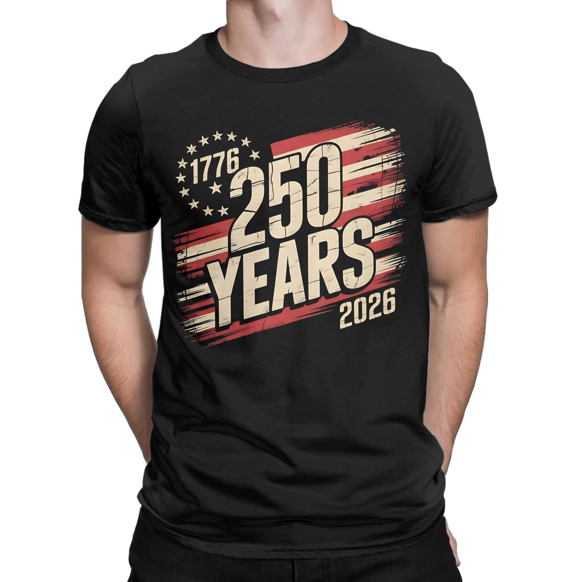 2026parent-child New Kids Men Women Fashion America 250th Anniversary 1776-2026 Us Flag Bald Eagle July 4th Casual Print T Shirt