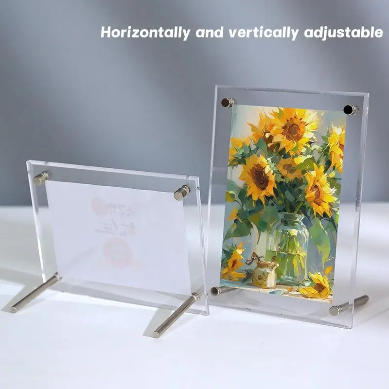 6-inch 7-inch A4 Acrylic Photo Frames for Elegant Postcards and Versatile Displays