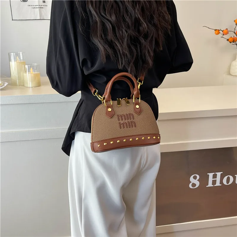 

Роскошная женская кожаная сумка через плечо Элегантная сумка через плечо Классический дизайнерский модный стиль для женщин