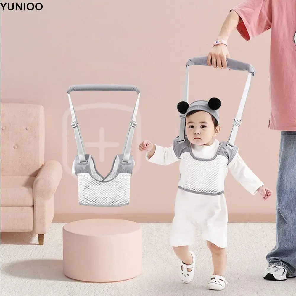 

Безопасный ремень для ходунков для младенцев, ручной дышащий обучающий тренажер для поддержки ходьбы, регулируемый длинный ремень для помощника для малышей