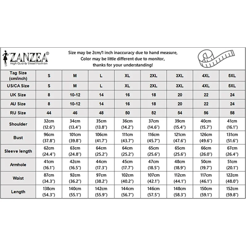 ชุดเดรสยาวมุสลิม ZANZEA สำหรับผู้หญิง ฮิญาบ แขนยาว ดีไซน์เรียบหรู ผูกเอว ทรงเอไลน์ อบายา เสื้อคลุมอิสลาม ไซส์ 3XL