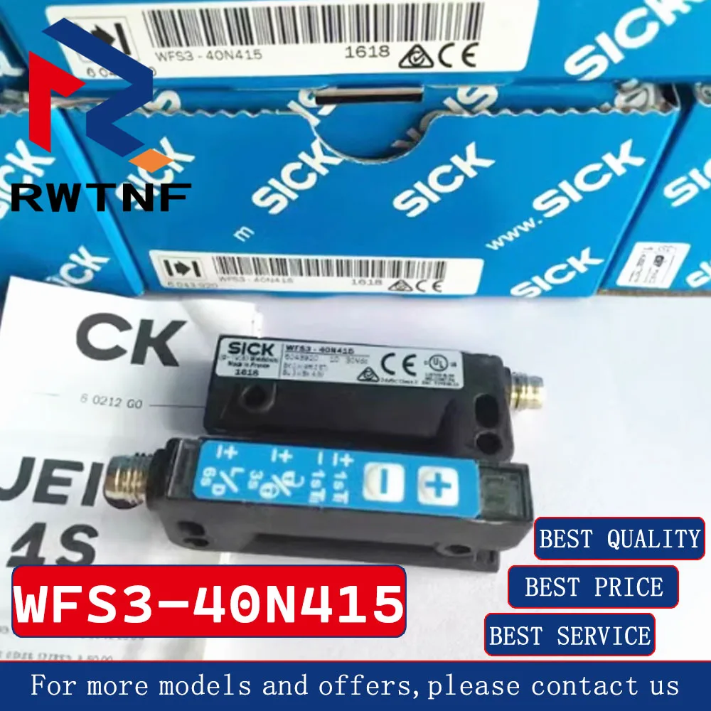 Brand New Genuine WFS3-40N415 SICK Slot-type Photoelectric Transparent Label Sensor for Packaging, 100% Original Warehouse Stock