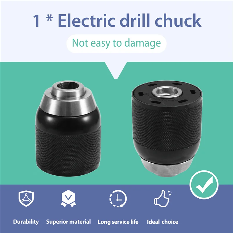 Das neue Convert Schlagschrauber-Spannfutter und Schaft-Set, Spannfutter, quadratischer Adapter, elektrisches Bohrfutter