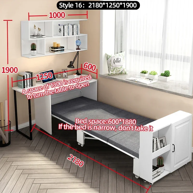 Modern Design High Quality Home Furniture Folding Bed Invisible Bed Minimalist Wall Mounted Bed for Furniture bedroom