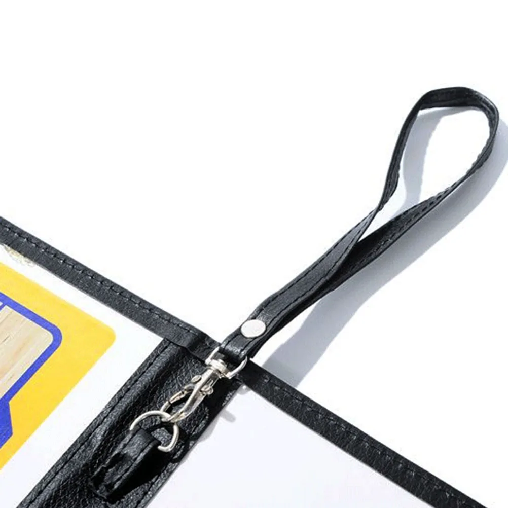 

Magnetic Basketball Coaching Board Reusable Dry Erase Clipboard With Pu Cover Double Sided Full Half Court Tactical
