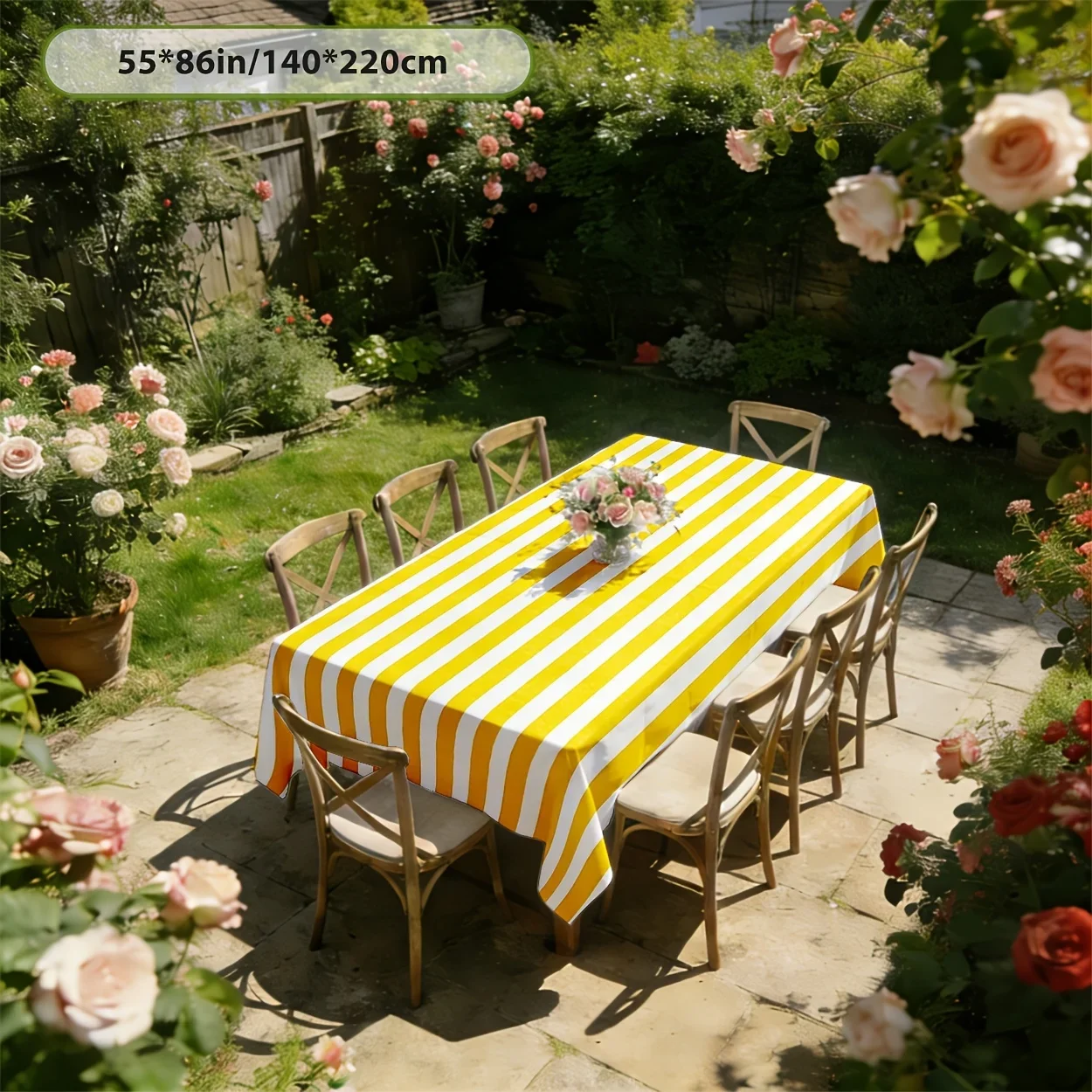 2D 1pc yellow and white striped pattern durable polyester fabric, yzb