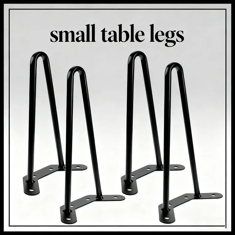 4 قطعة دبوس الشعر الساق أرجل قطع الأثاث طاولة عداد معدنية مكتب الطعام دعم قدم دبوس الشعر الجدول قابل للتعديل ارتفاع دعم مكتب