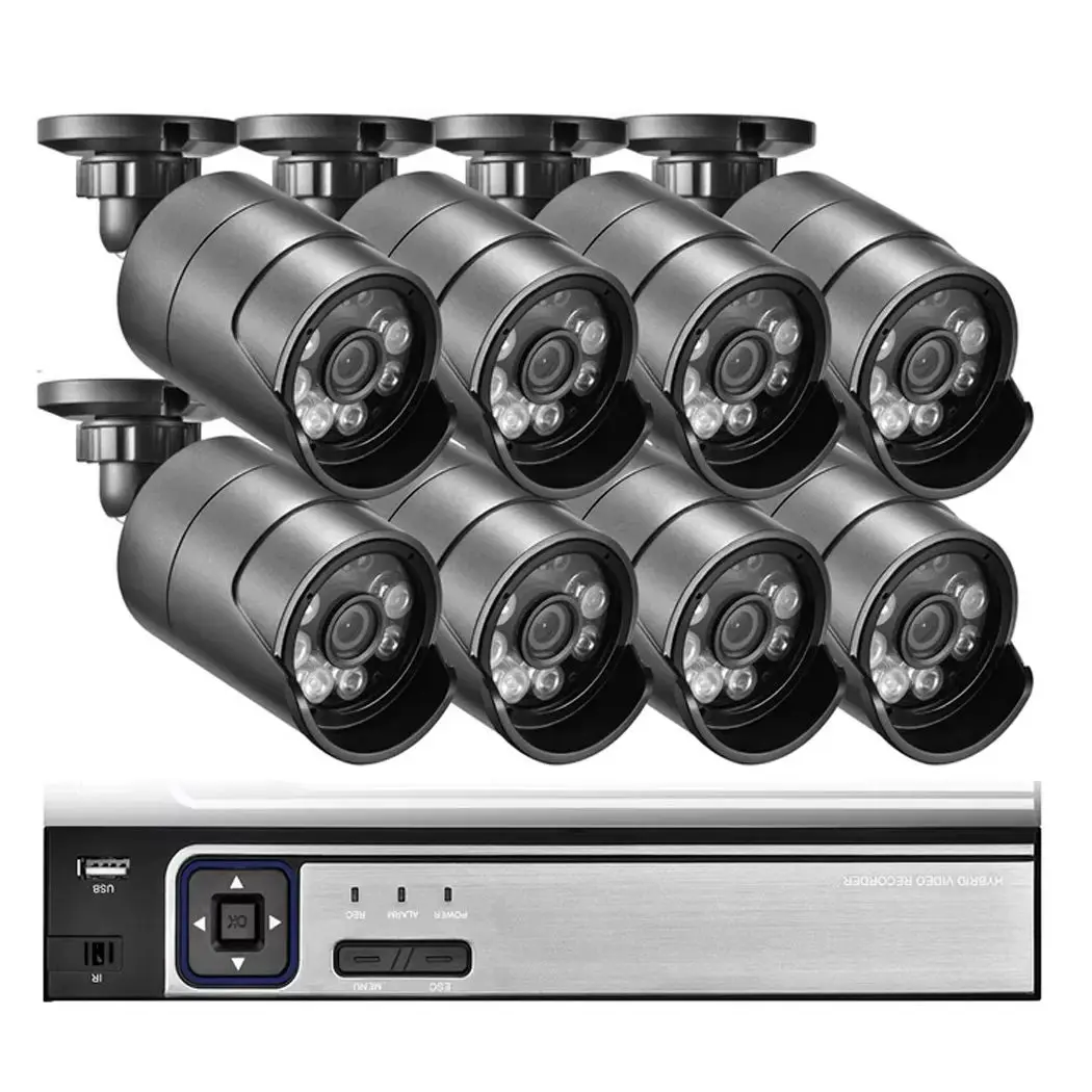 

Gadinan Ultra HD 4K 8CH POE IP Camera Security System Face Detection 5MP NVR Kit 8MP Outdoor Color Night CCTV Video Surveillance