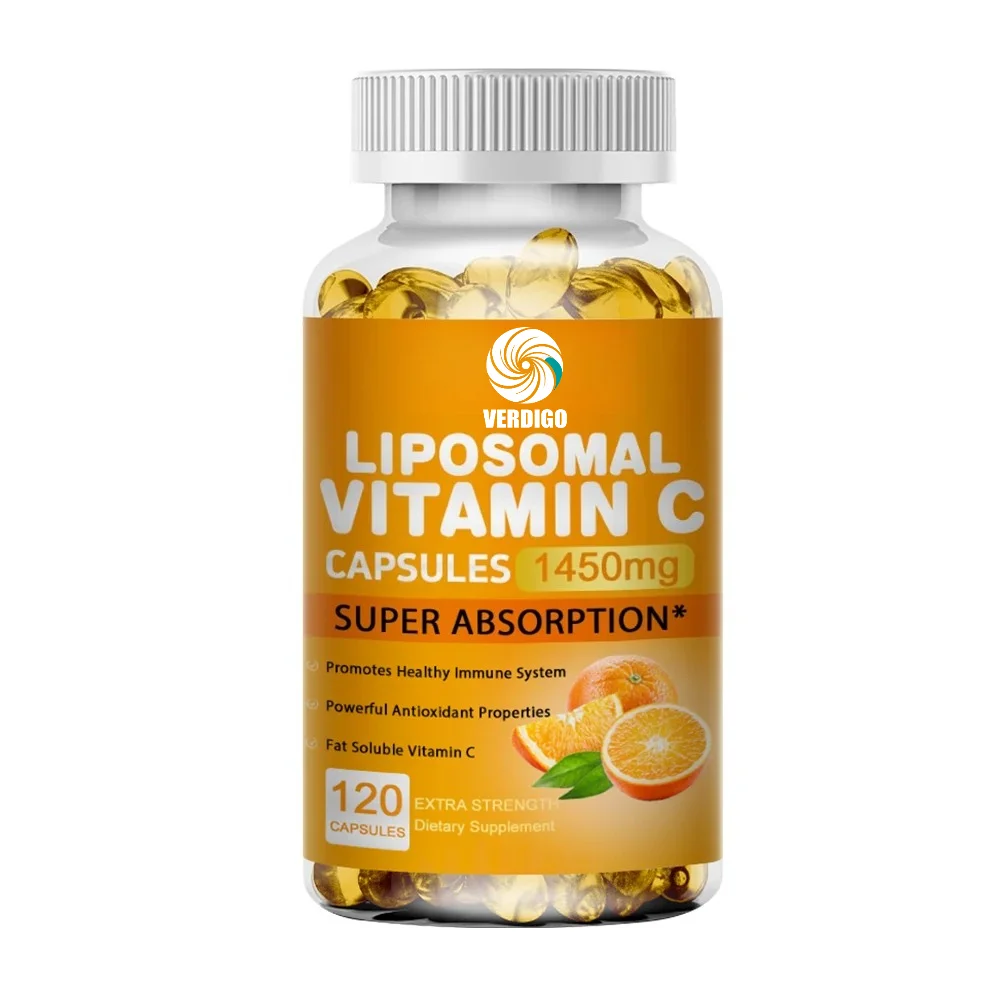 Liposomal Vitamin C Capsules with Zinc Supplements- Immune Support, Collagen Production, Skin Health,Antioxidant,Stomach Comfort