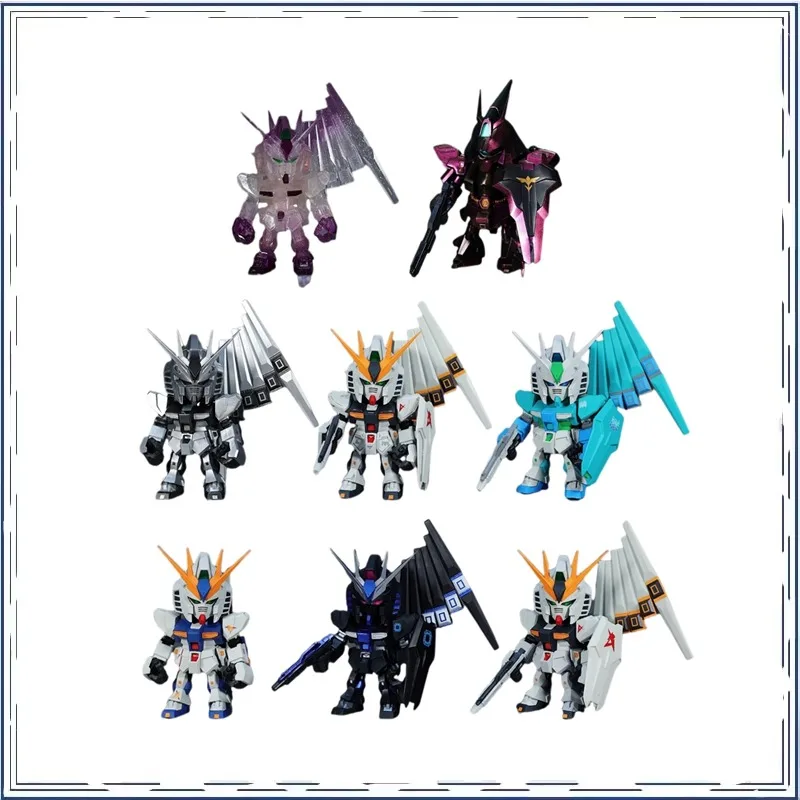 

BANDAI QMSV Mini RX-93 ΝGUNDAM Blind Box in-vehicle Ornament Holiday Gifts Action Figure Model Toys