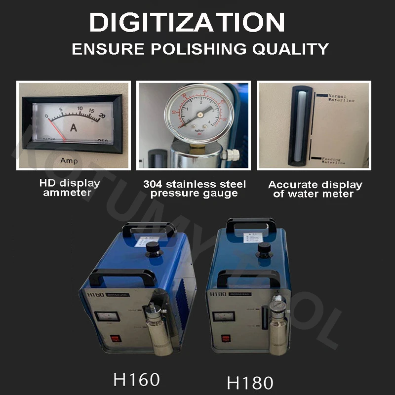 

H160/H180 Acrylic Flame Polishing Machine 220V/110V Acrylic Polisher HHO Hydrogen Generator Machine Crystal Polishing Machine