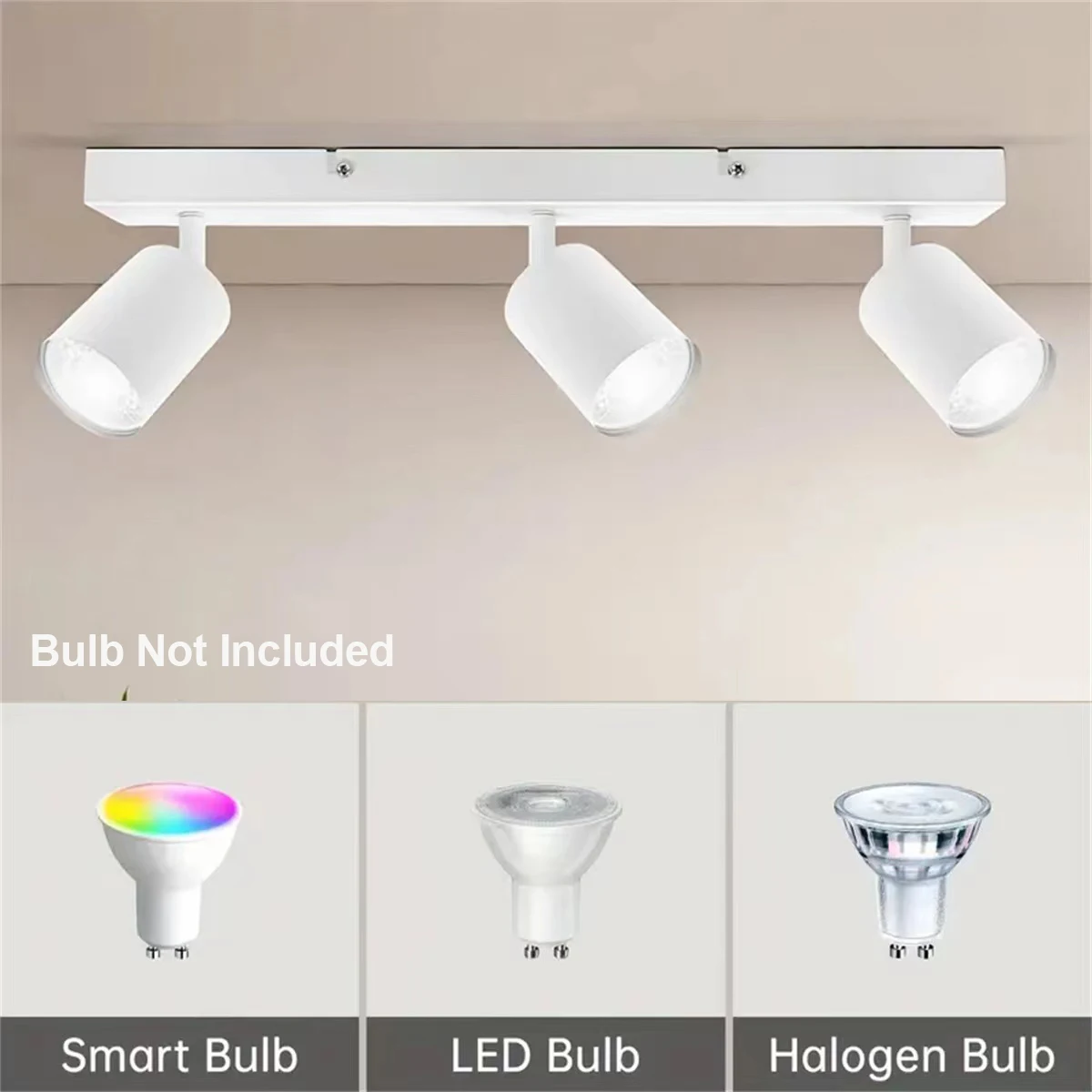 

Surface Mounted Spotlight Led Ceiling Light 3 Head Corridor Aisle Lamp No Hole Downlight For Kitchen Bedroom Living Room