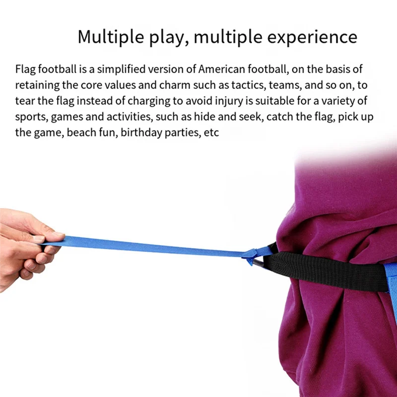 【คูปองผู้ใช้ใหม่!】เข็มขัดฟุตบอลธง 22 ชิ้นชุดฟุตบอลธงปรับได้เข็มขัดฟุตบอลธงฟุตบอลสําหรับการแข่งขันการฝึกซ้อมกีฬา