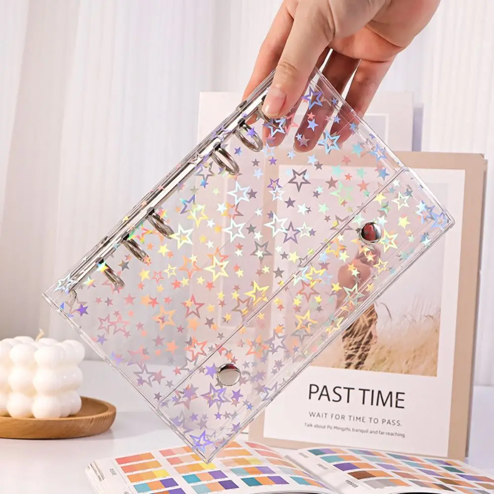 防水マネー節約チャレンジバインダー透明 PVC カバー封筒節約チャレンジブックカラフルなボタン開閉