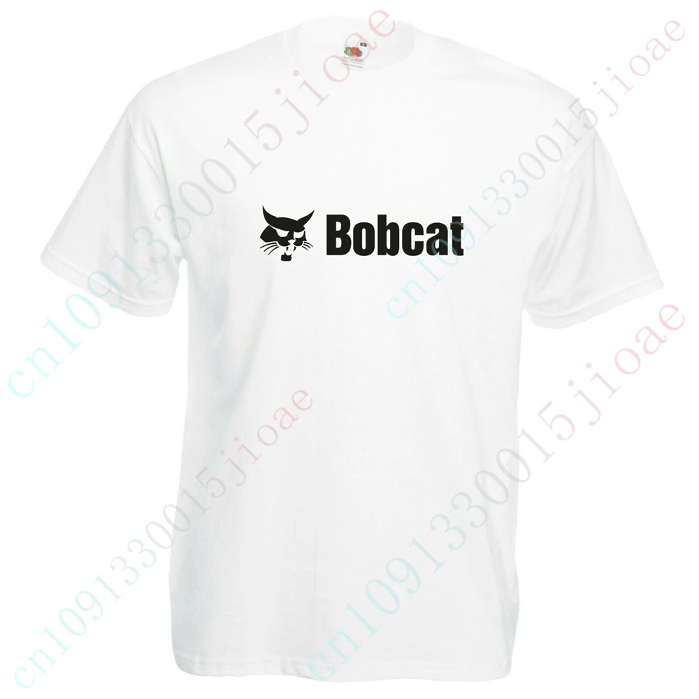 Bobcat Oversized T-shirt Unisex Clothing Harajuku Short Sleeve Top Casual T-shirts Anime T Shirt For Men Women Custom Logo