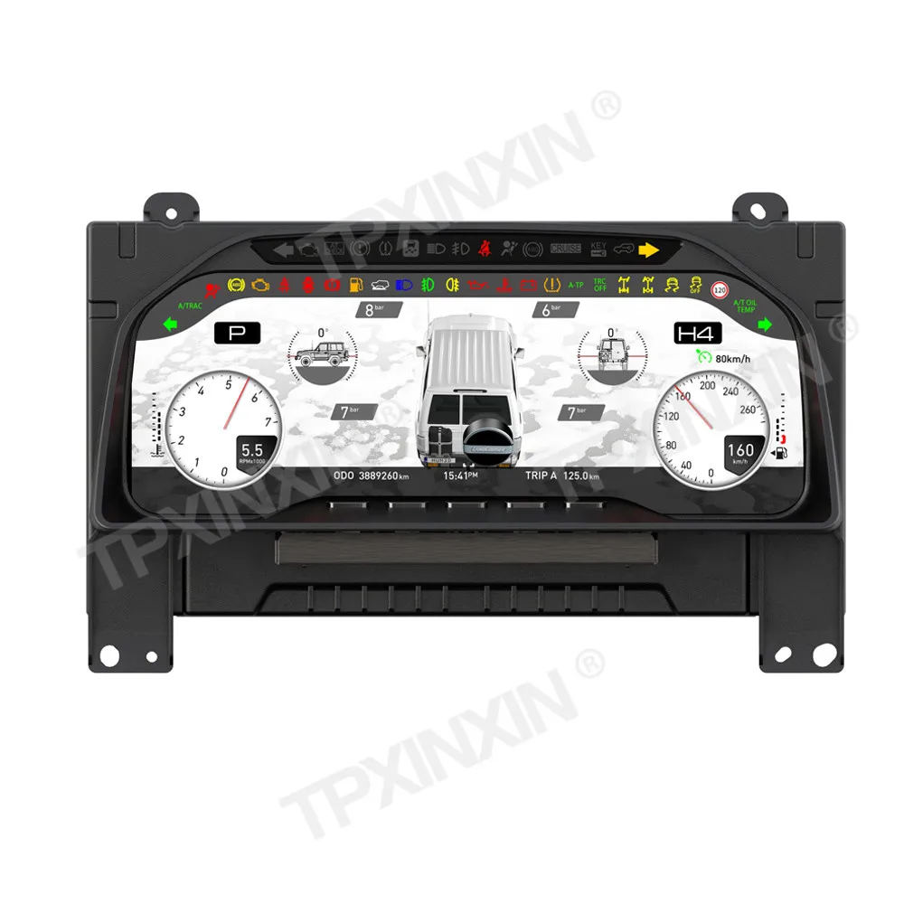 Newest Digital Dashboard Cluster For Toyota LC70 LC71 LC76 LC78 LC79 2007-2024 Car Virtual Cockpit Screen Instrument Speedometer