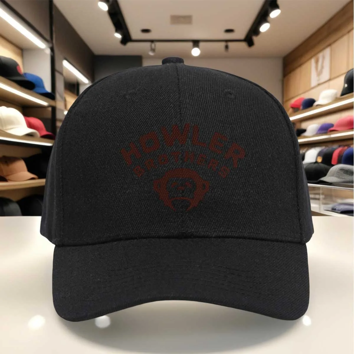 Howler Brothers Logo Baseball Cap, Monkey Head Graphic Cap, Casual Stylish Adjustable Dad Hat