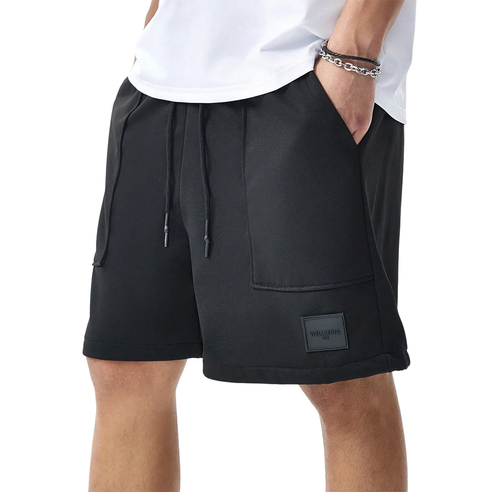 

2025 New Running Sports Shorts Men's Jogging Solid Colour Outdoor Wear Gym Fitness Quick Dry Pants Summer Training Beach Pants