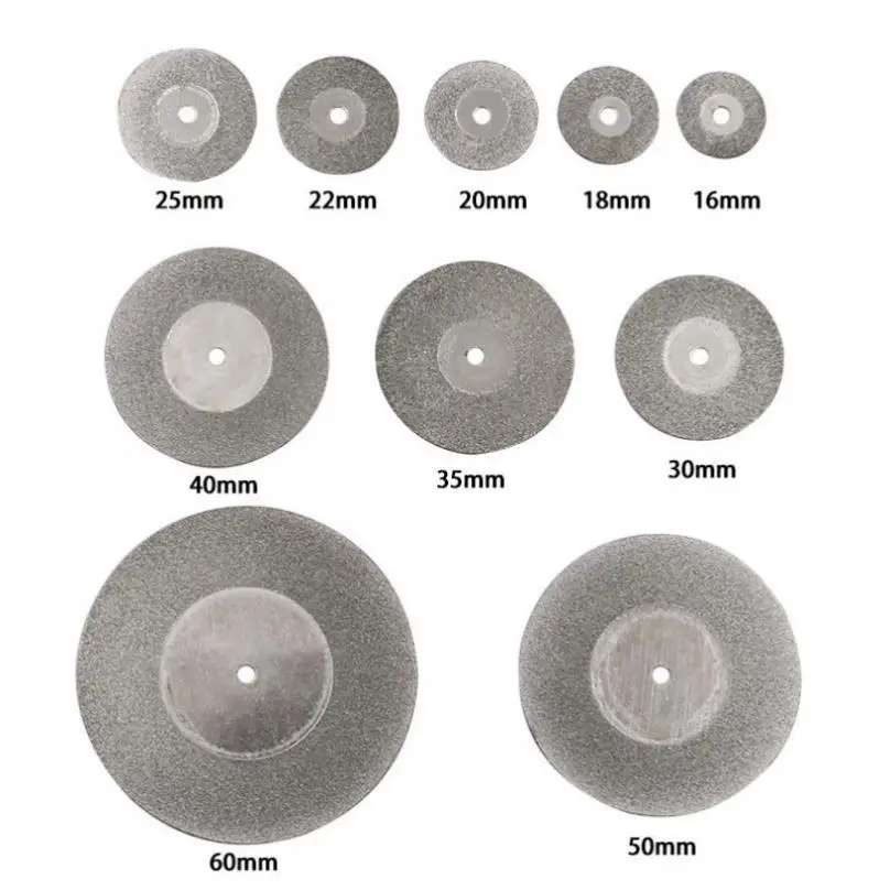 1 Set von Schneiden Rad Set für Dreh Werkzeug mit 16-60mm Diamant Trennscheiben und 2 Arbor welle Klinge Bohrer für Holz