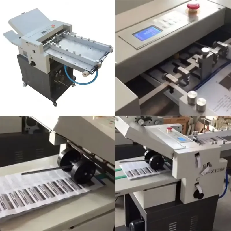 Automatic Folding Carton Pasting Machine with Window Fitting Device for Box Making Packaging Equipment