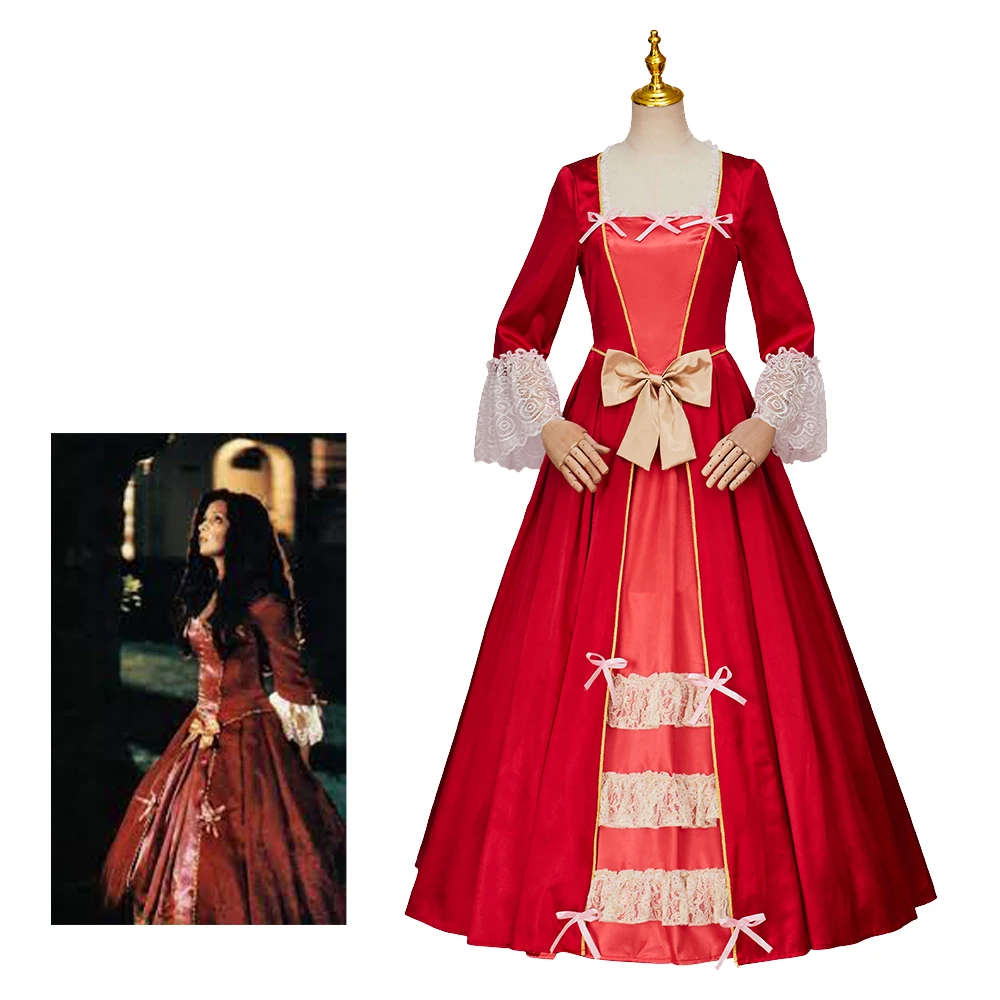 

Buffy Anne Summers Cosplay Costume Red Dress TV Buffy The Vampire Slayer Season 2 Halloween Carnival Costume Rococo Ball Gown