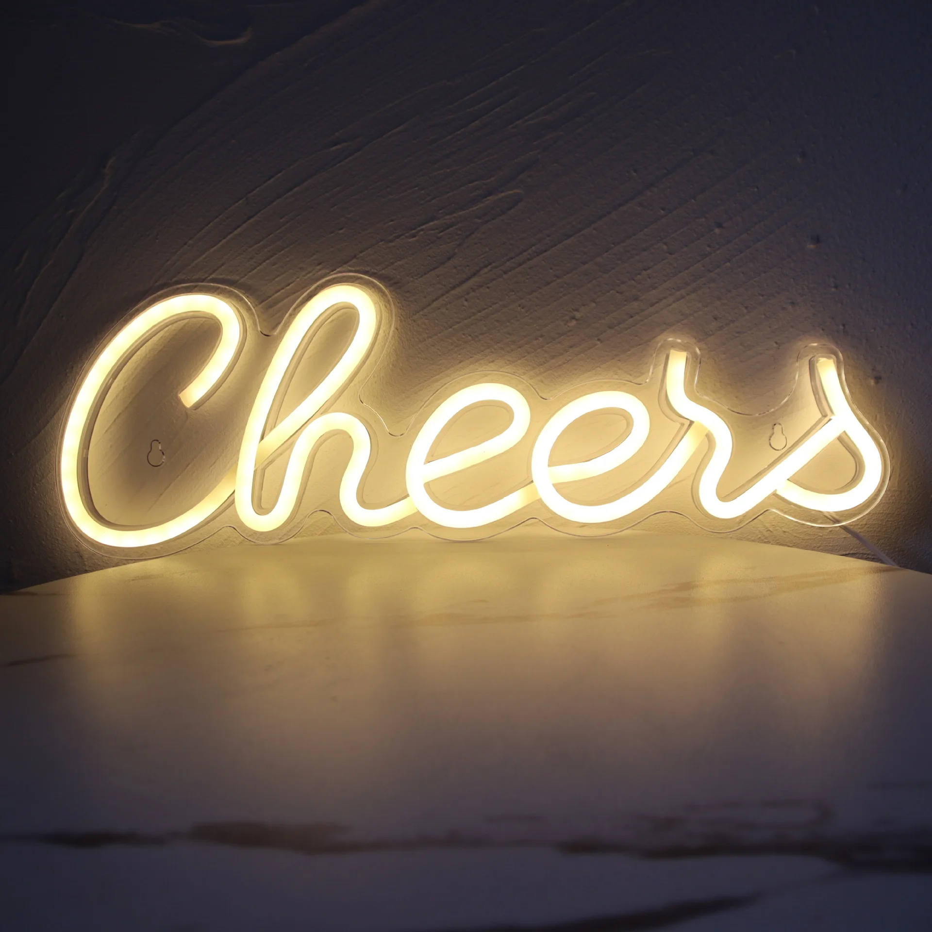 

Cheers Neon Sign Bar Party Club Decor Usb Acrylic Led Lights Wall Room Wedding Party Decoration Neon Personalized Gift