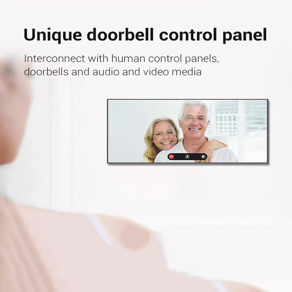 ZJZ Tuya Schermo di controllo Touchscreen wireless Lettore musicale Android Built-in Alexa Zigbee Gateway Hub Antenna Smart Gateway Contro