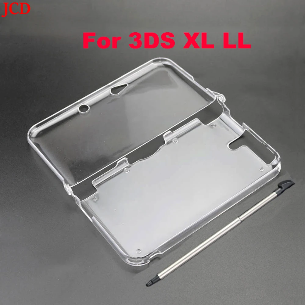 JCD In Bulk Kunststoff Klar Kristall Schutzhülle Hard Shell Haut Fall Abdeckung Für Nintend 3DS Neue 3DS XL LL Konsole & Stylus