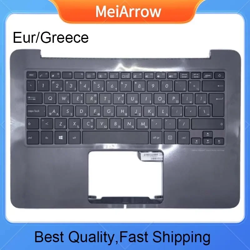 MEIARROW         New/Org For ASUS ZenBook UX305 UX305L UX305LA UX305UA UX305CA UX305F palmrest Greece keyboard upper cover,Gray