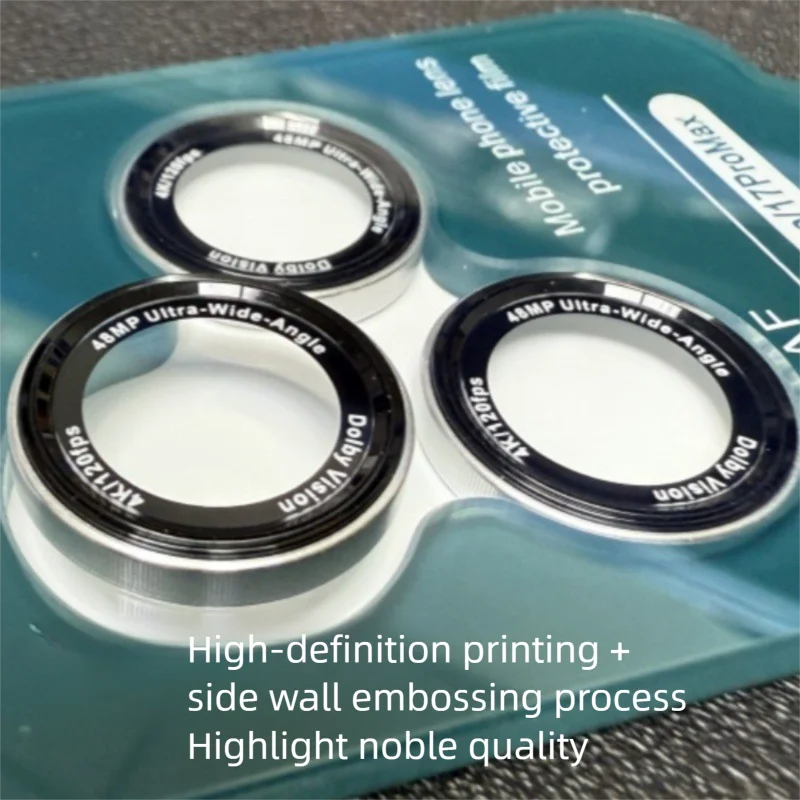 

Suitable for iPhone 17 ProMax Rolling Eagle Eye Lens Film, Apple 17 Phone Rear Camera Protection Patch, Blue Crowbar Base Plate