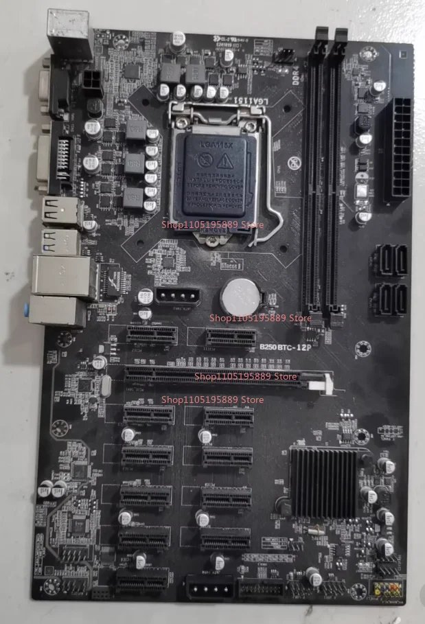 

For B250btc A 12p Tooling 12 Card Main Board, Support G390