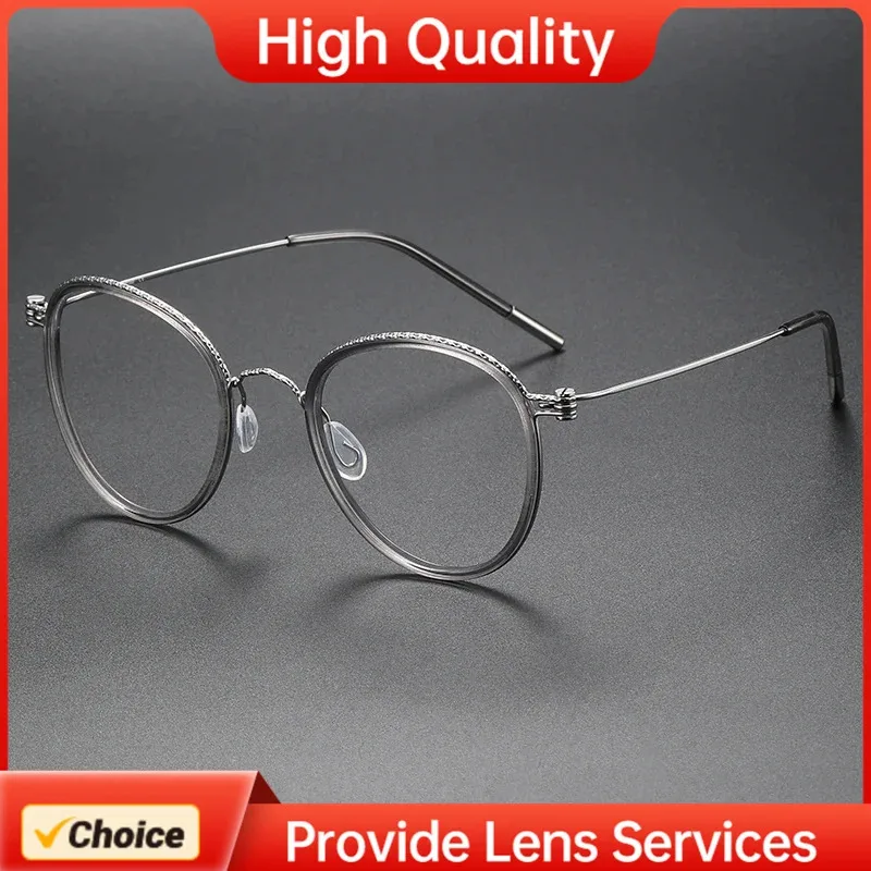 

Оправа для очков LINDBERG-стиль 80887, квадратные очки, настраиваемая оптическая оправа для очков для чтения для мужчин и женщин, противотуманные линзы