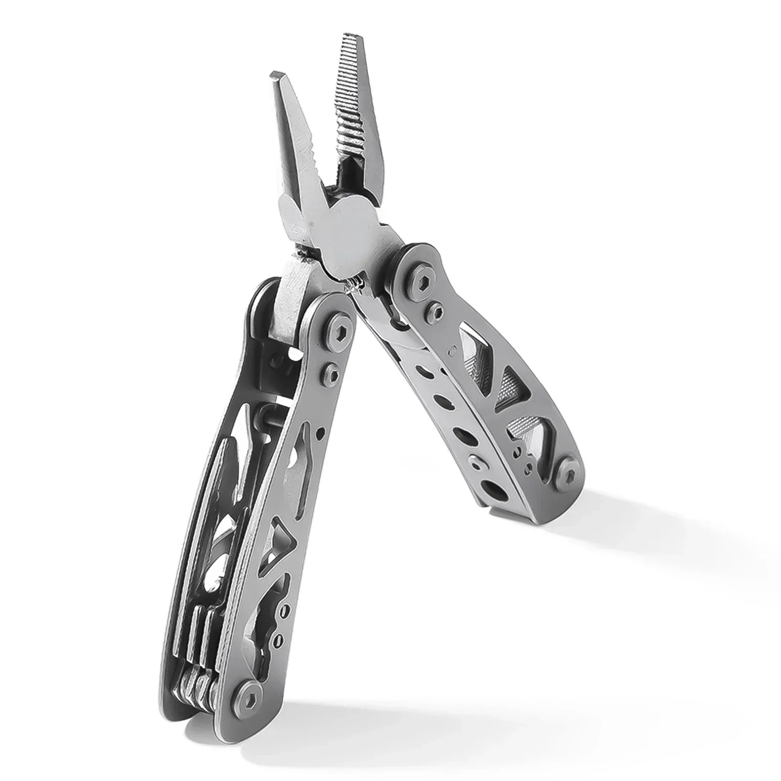 

Folding Camping Pocket Plier Multitool Knife Knife Outdoor Handtool Portable Stainless Plier Multifunction EDC Screwdriver Steel