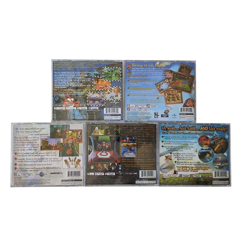 Imagen 2 del producto PS1 Crash Bandicoot Series disco copia juego desbloqueo consola Station1 controlador óptico Retro piezas de videojuegos