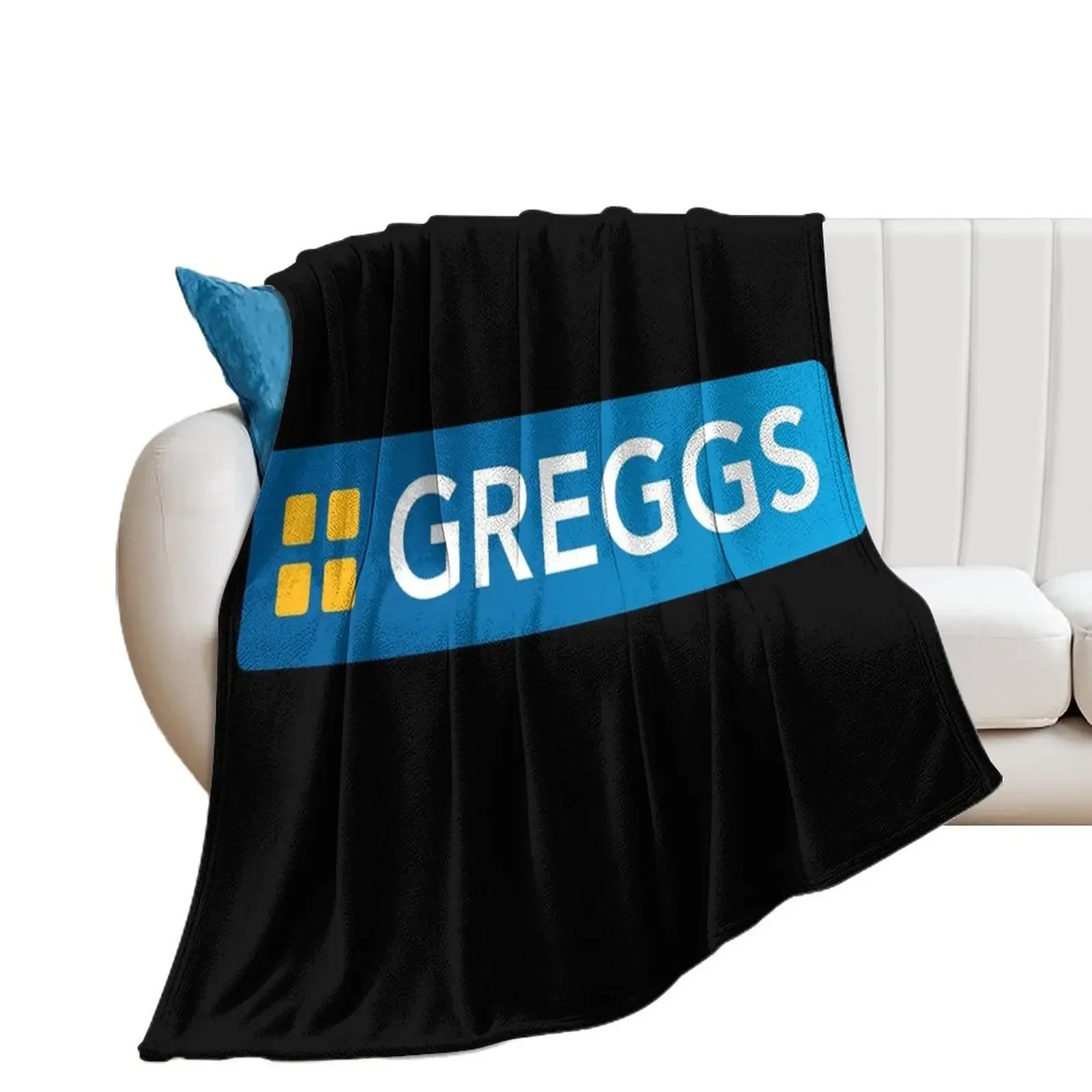 Trending Greggs Logo Throw Blanket Luxury Brand Soft Plaid Blankets