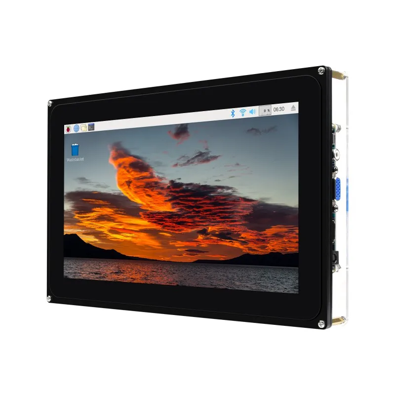 

10.1inch Capacitive Touch Screen LCD (F) with Case, 1024×600, HDMI, Various Systems & Devices Support