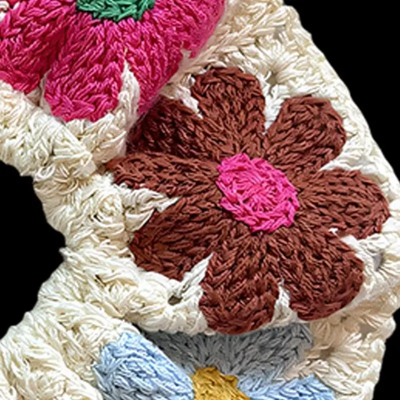 R7UF Flower Hair Scrunchies Large Hair Bun Hair Scrunchy Female Hairpieces