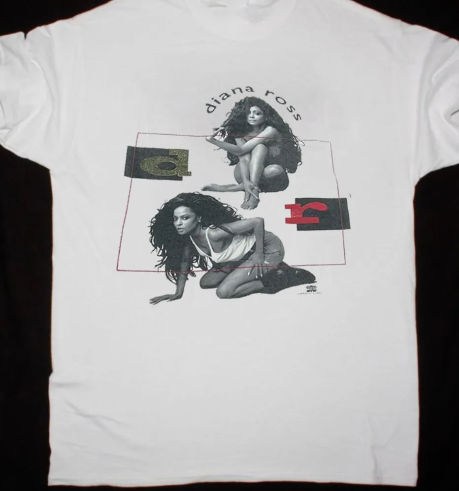 

Diana Ross Cotton White Unisex Shirt All sizes HOT