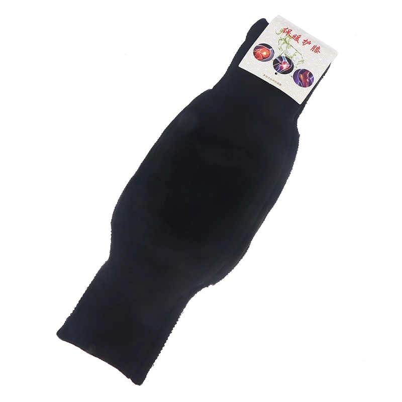 Rodillera térmica de Cachemira para invierno, rodillera térmica para piernas, rodillera Unisex, soporte para dolor articular, tendinitis, artritis, 1 par