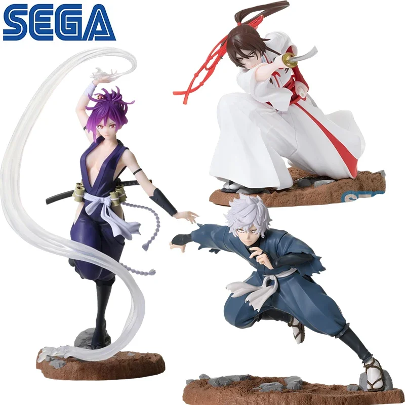 

SEGA Genuine Luminasta Hells Paradise Yuzuriha Sagiri Yamada Asaemon Gabimaru Figure Collection Figurine Toys Model Doll Gift