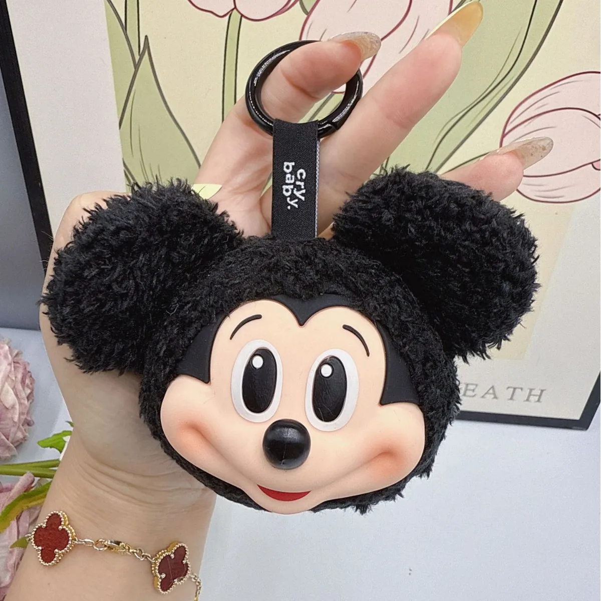 Mickey Minnie Plüschpuppe Schlüsselanhänger Niedliche Vinylfigur Sammlerstück Geschenk Rucksack Auto Charm Kinder Anime Home Decor Geburtstagsgeschenk