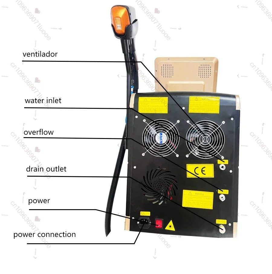 

2025 Newest Laser Hair Removal Device Diode Nd yag Laser 755 808 1064nm Ice Point Painless Permanent Hair Removal Machine