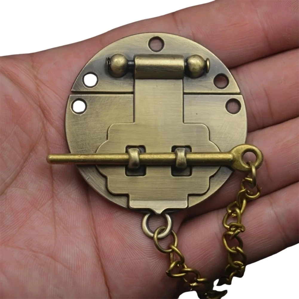 

6 шт. винтажная пряжка с замком из цинкового сплава для деревянных коробок, шкафов, футляров для ювелирных изделий для коробок и мебели своими руками