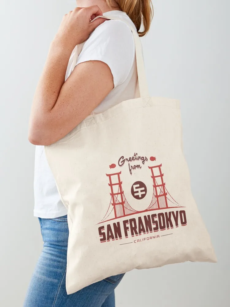 

Big Hero 6 San Fransokyo Tote Bag shopping bags foldable Woman shopper bag Women's handbag Custom bag