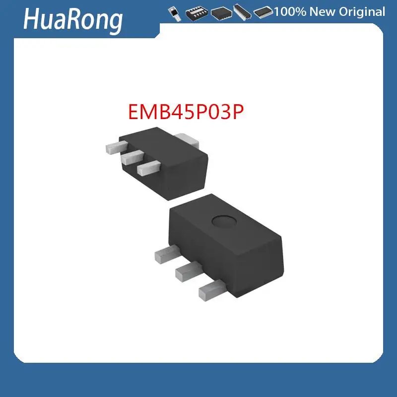 10Pcs/Lot   UR6225G-33-AE3-3-R   UR6225G-3.3V-3    SOT23-3   EMB45P03P   EMB45P03   B45P03    SOT-89