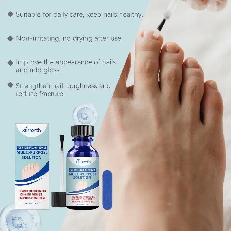 Nail Nourishing Conditioning Liquid Strengthening Treatments For Weak Damaged With Natural Plant Extract Fast Absorbing