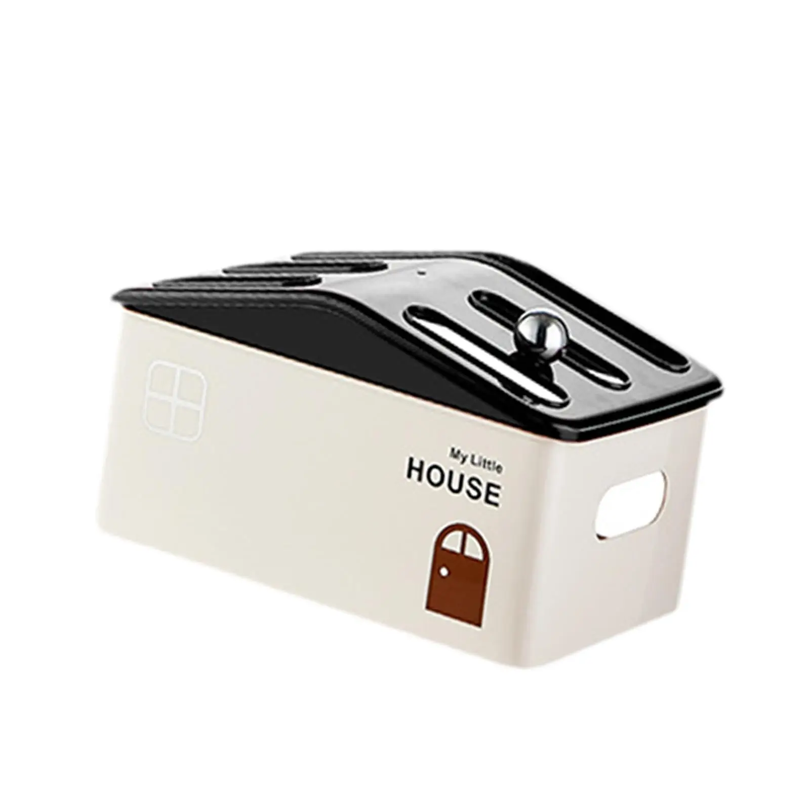 Multifunctional Power Strip Box Hider Cable Storage Box Organizer for Tidy Bedroom Media Area