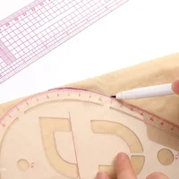6-Piece French Curve Ruler Set - Flexible Tailoring Templates for Dressmaking, Pattern Drafting & DIY Sewing Projects 5