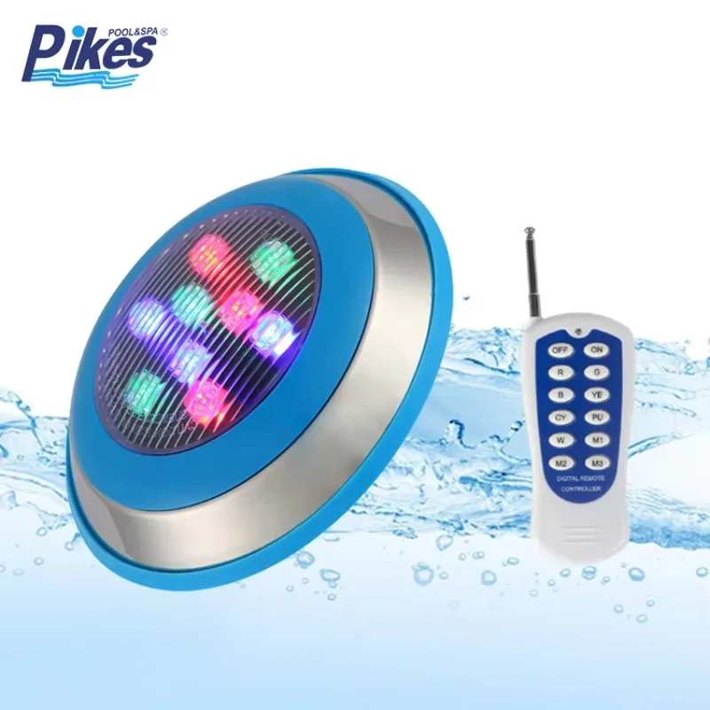 STLF  Wholesale Wall Mounted Pool Light 252 Bulbs 25W/12V ABS+UV Material Anto Color Change Swimming Pool Tool & Accessory