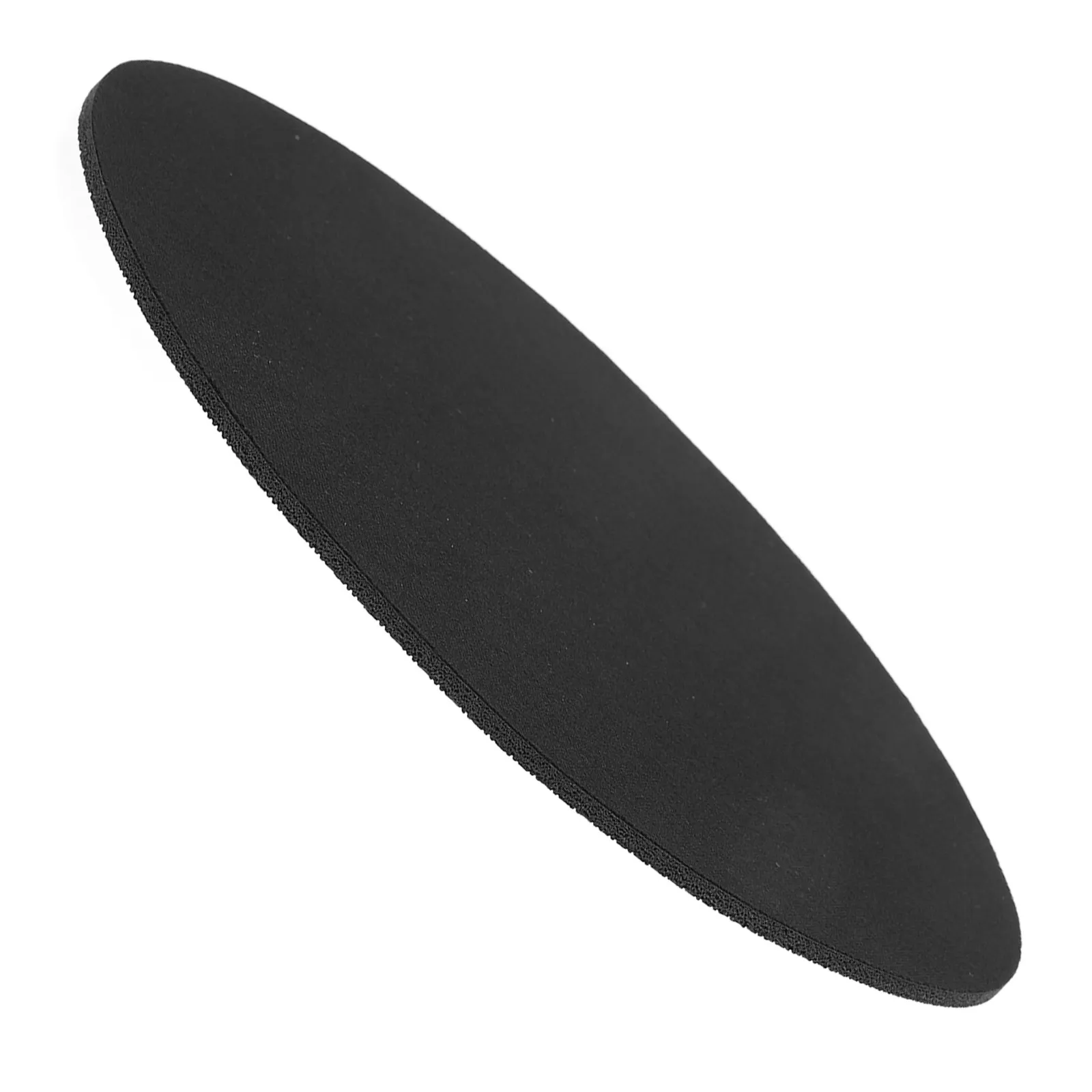Full Moon Circular Mouse Pad Black High Density Rubber Base Stable Non-Slip Surface for Laptop Desktop Gaming Office 22Cm